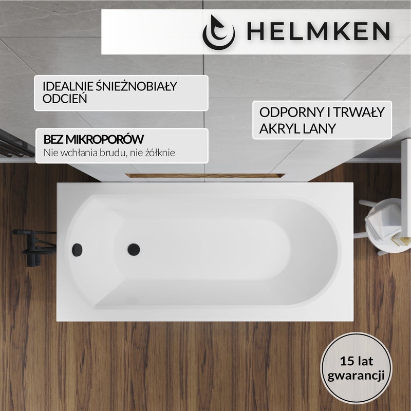 Wanna akrylowa Helmken Tressa 160 x 75 / 23097002