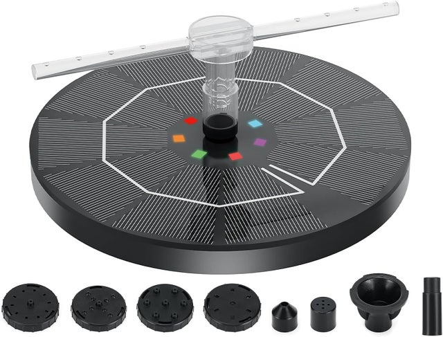 Kit Pompe à Eau Solaire 30W - Fontaine Jardin Bassin Hydroponique Avec Panneau Polysilicium