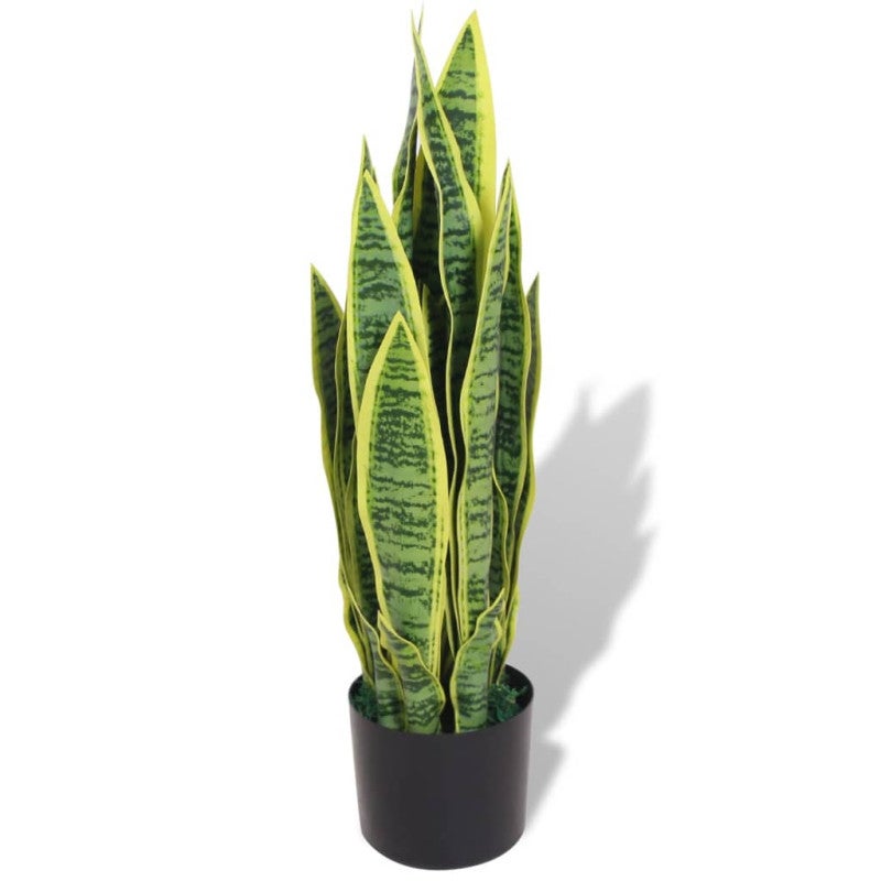 Sztuczna sansewieria z doniczką, 65 cm, zielona vidaXL
