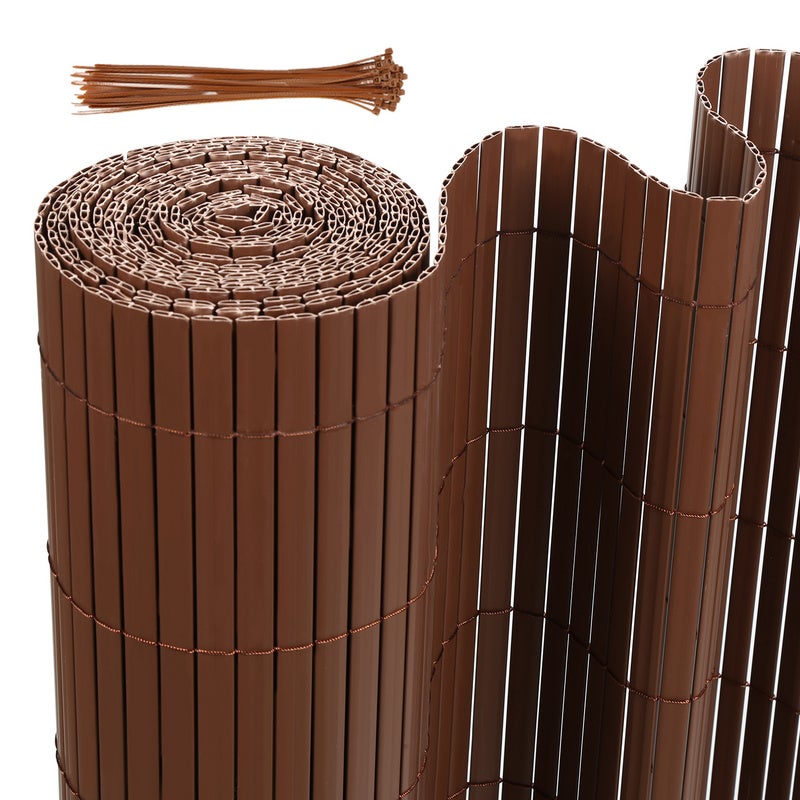 Canisse PVC, Brise Vue pour Jardin, Balcon et Terrasse, Occultant ...