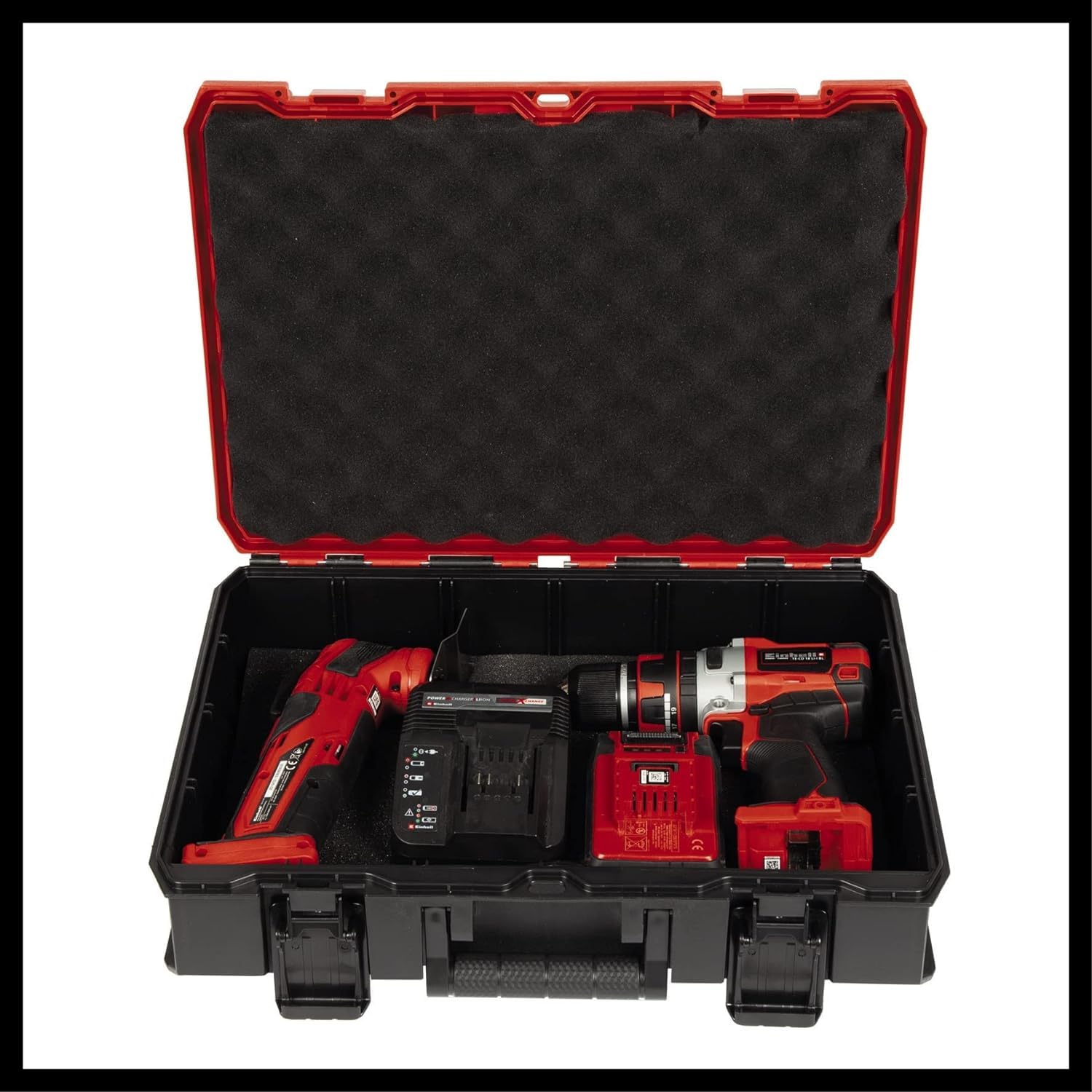 Walizka transportowa Einhell E-Case S-F wodoodporna polipropylen i pianka ochronna - 6