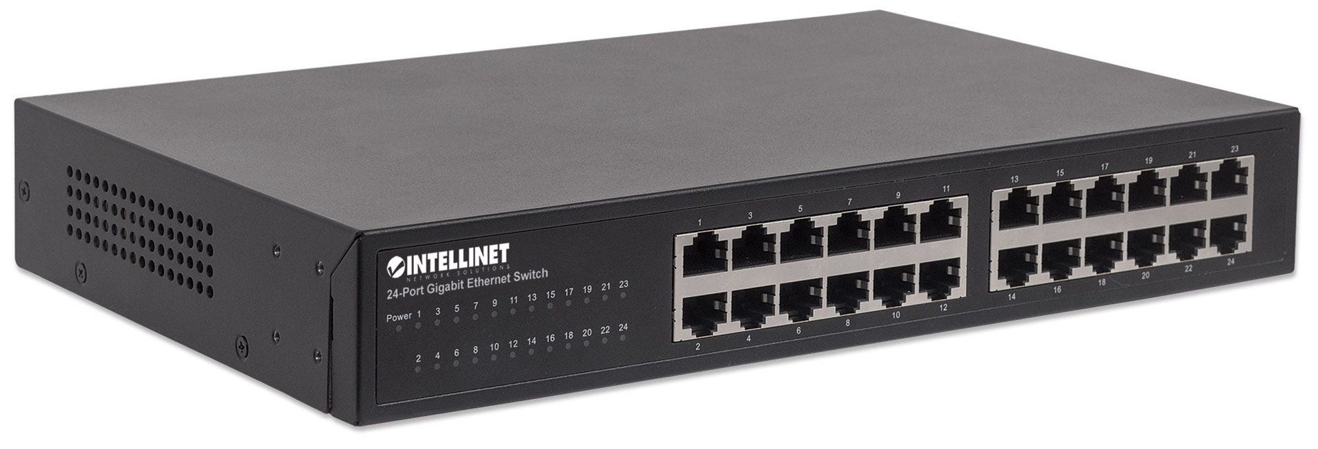 Commutateur Ethernet Gigabit Intellinet 24 ports, 24 ports RJ45 10/100/1 000 Mbit/s, IEEE 802.3az (Energ - 3