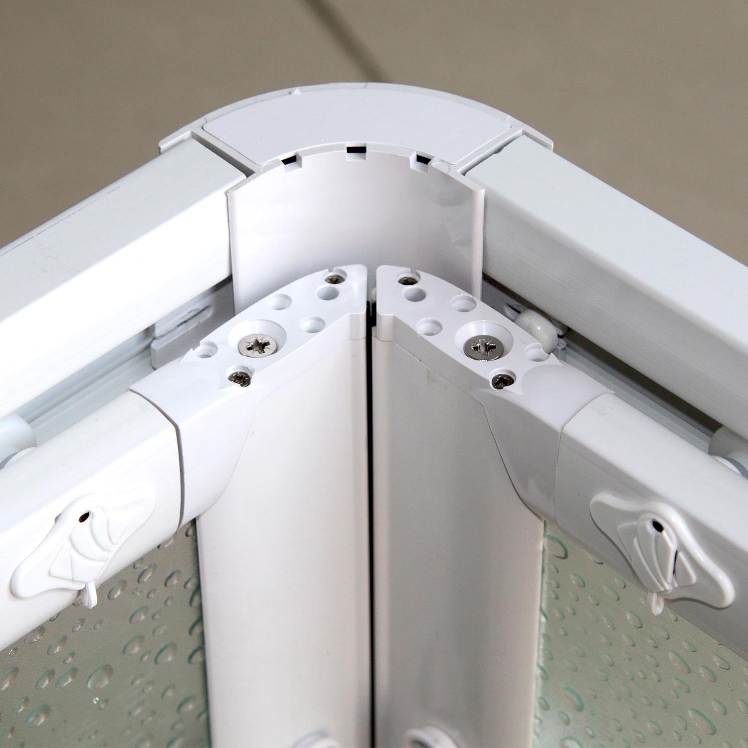 Cabine douche 80x80CM en acrylique mod. Venere avec ouverture centrale - 4