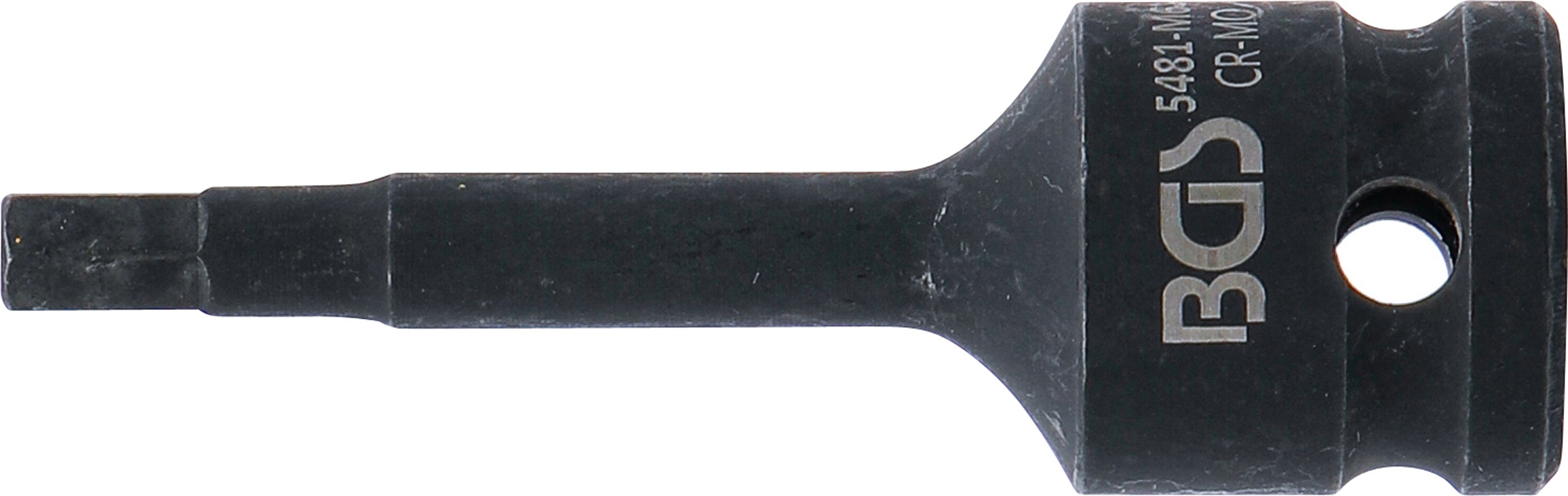 BGS Douille à embouts à choc | longueur 75 mm | 12,5 mm (1/2