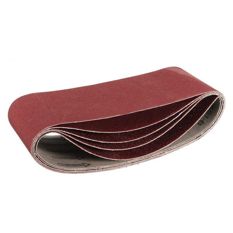 Lot De 5 Bandes Abrasives 75 X 533 Mm Grain 1000 – Ponçage Fin Pour Bois, Métal Et Surfaces Complexes