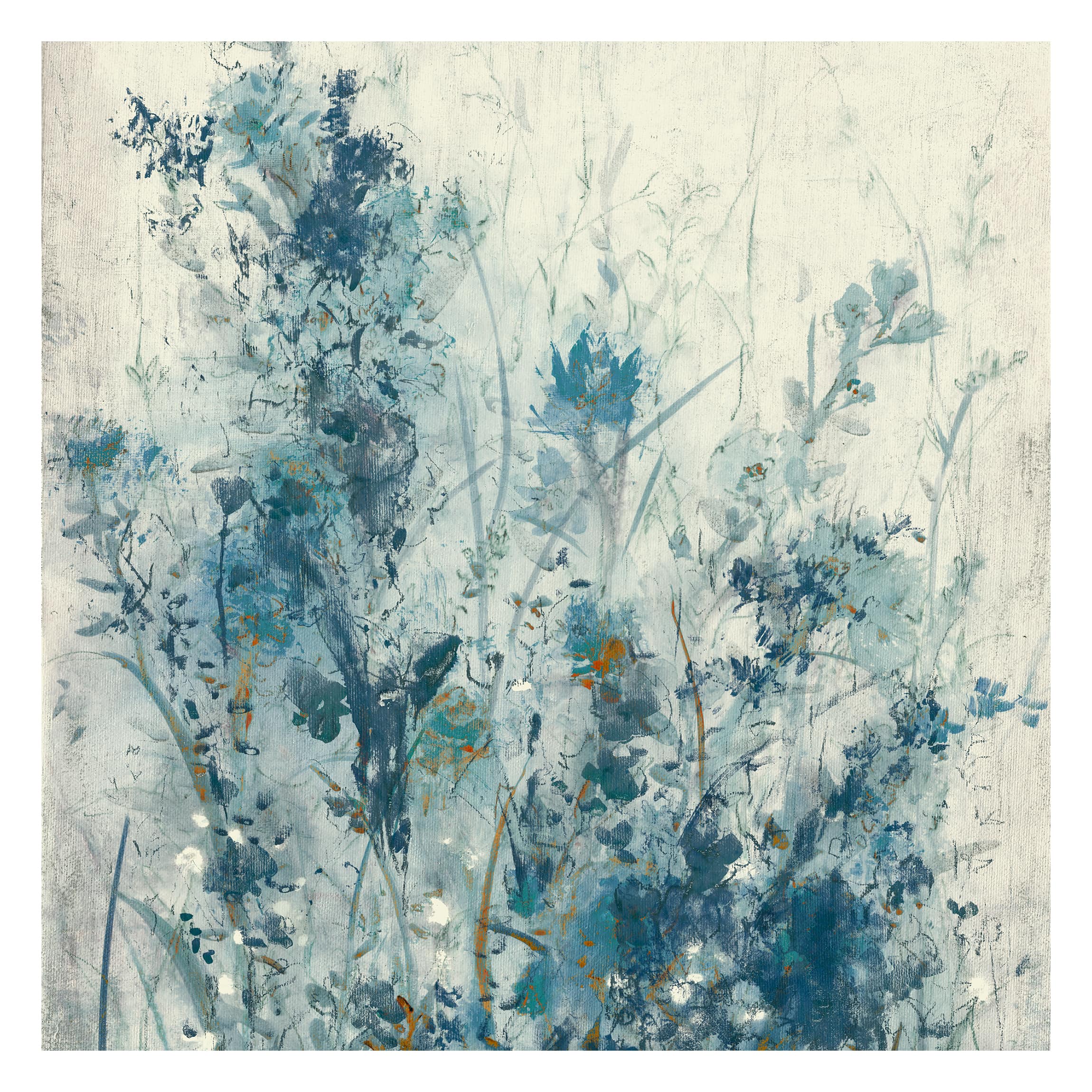 Papel pintado fotomural flores botánico tropical arte rústico shabby chic 157 - salón dormitorio cocina - tnt 288 x 288 cm smart