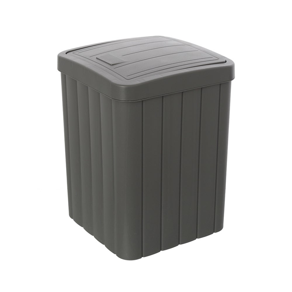 casa pura Dustin - Pattumiera a pedale, 30 litri, con abbassamento automatico, chiusura antiodore, in acciaio inox, secchio interno estraibile in plastica
