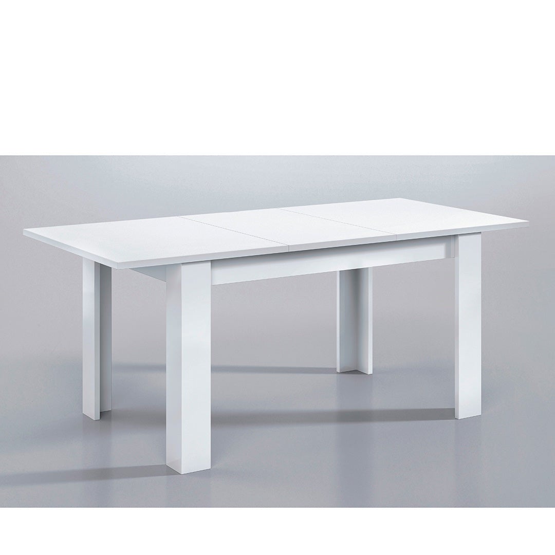Table à manger THEA extensible L140/190cm - Blanc brillant - 3