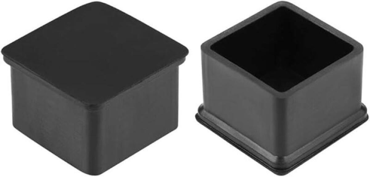 Gumowa nakładka na nogi krzesła 40 mm x 40 mm Kwadratowa nasadka na nogę stołu meblowego Pokrywa 4 szt.