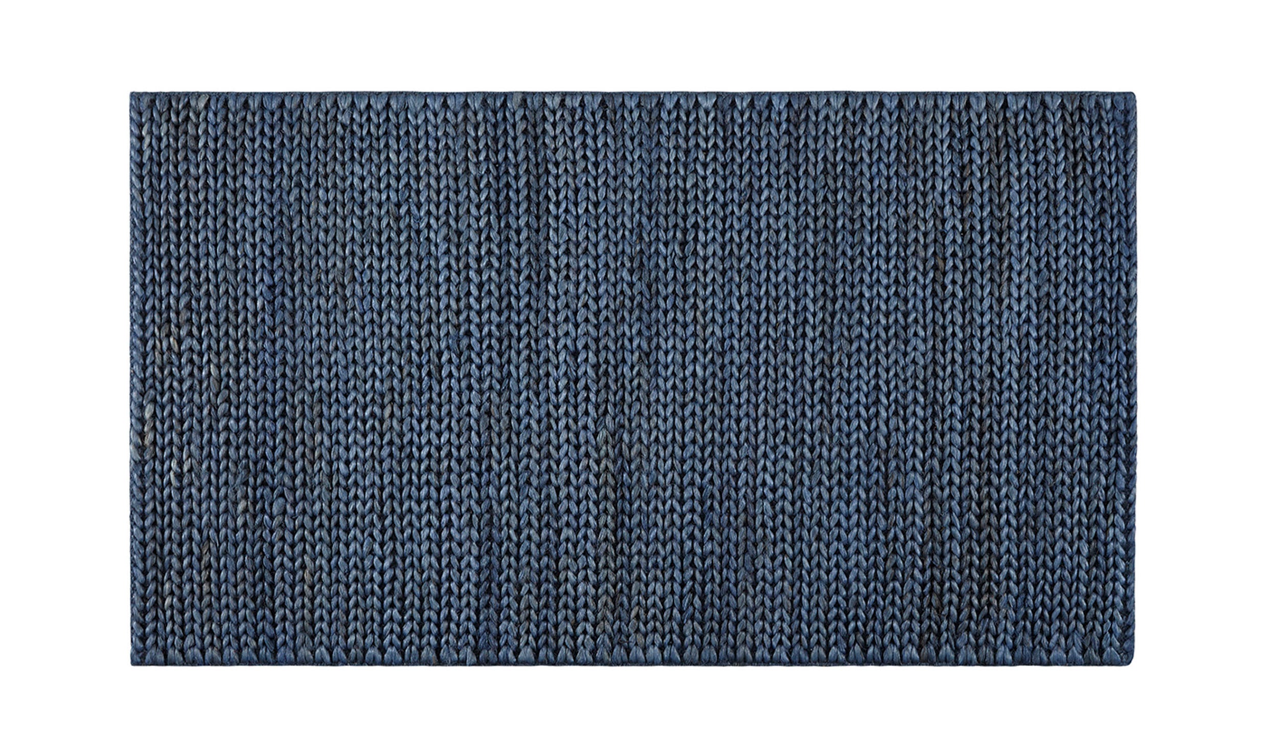 NIEBIESKI DYWANIK JUTOWY 120X180CM