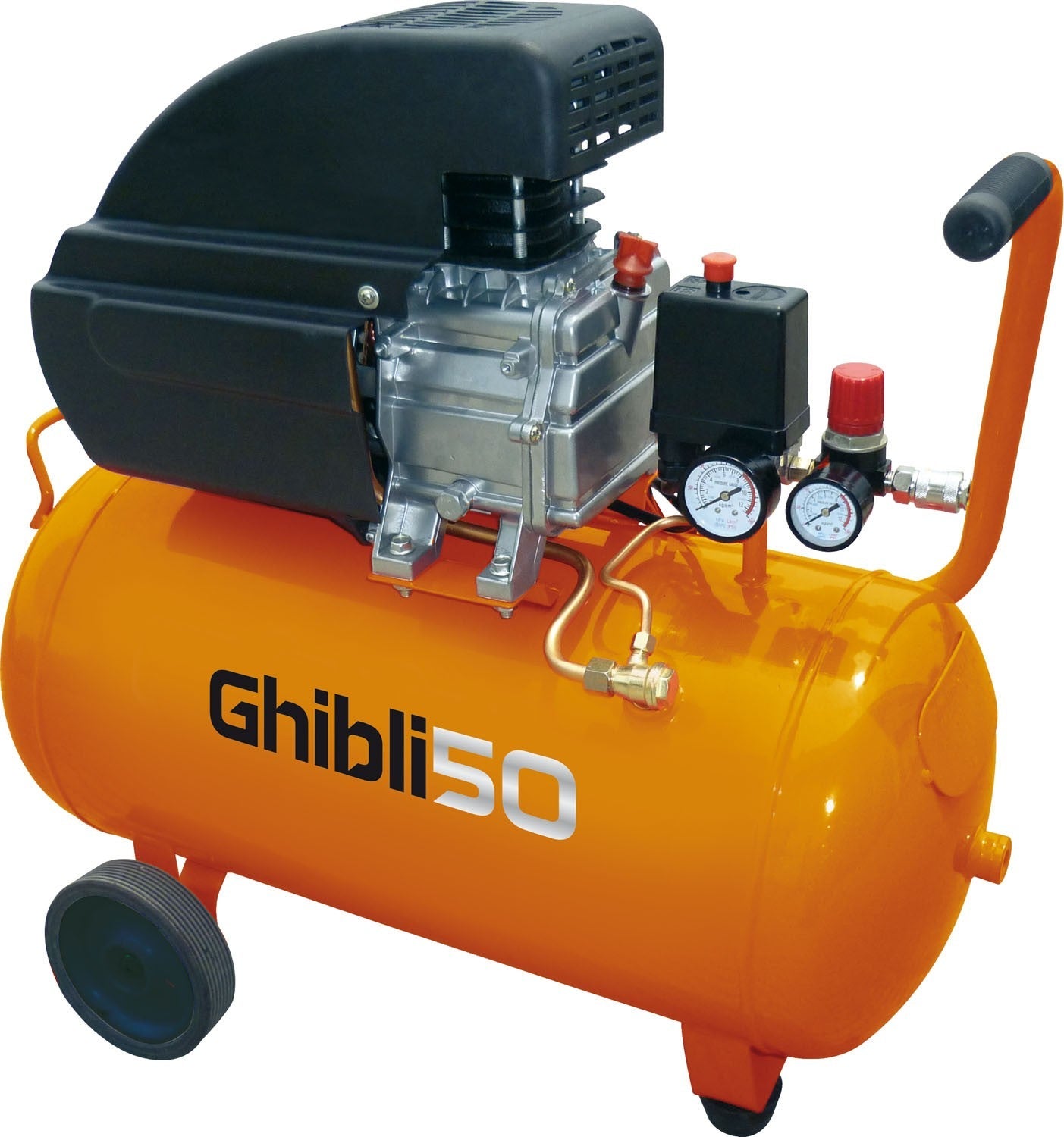 Compresor de ruedas 50 litros 8 bar Brixo Ghibli | Leroy Merlin