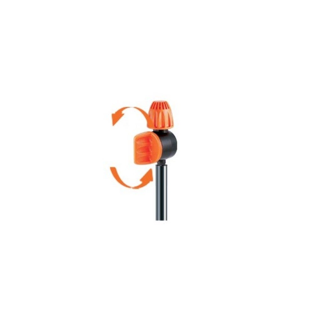 MICRO ARROSEUR + AUTOROBINET CLABER RAINJET 91249 360° LT/H 72 1/4 CF=PZ 5 - 2