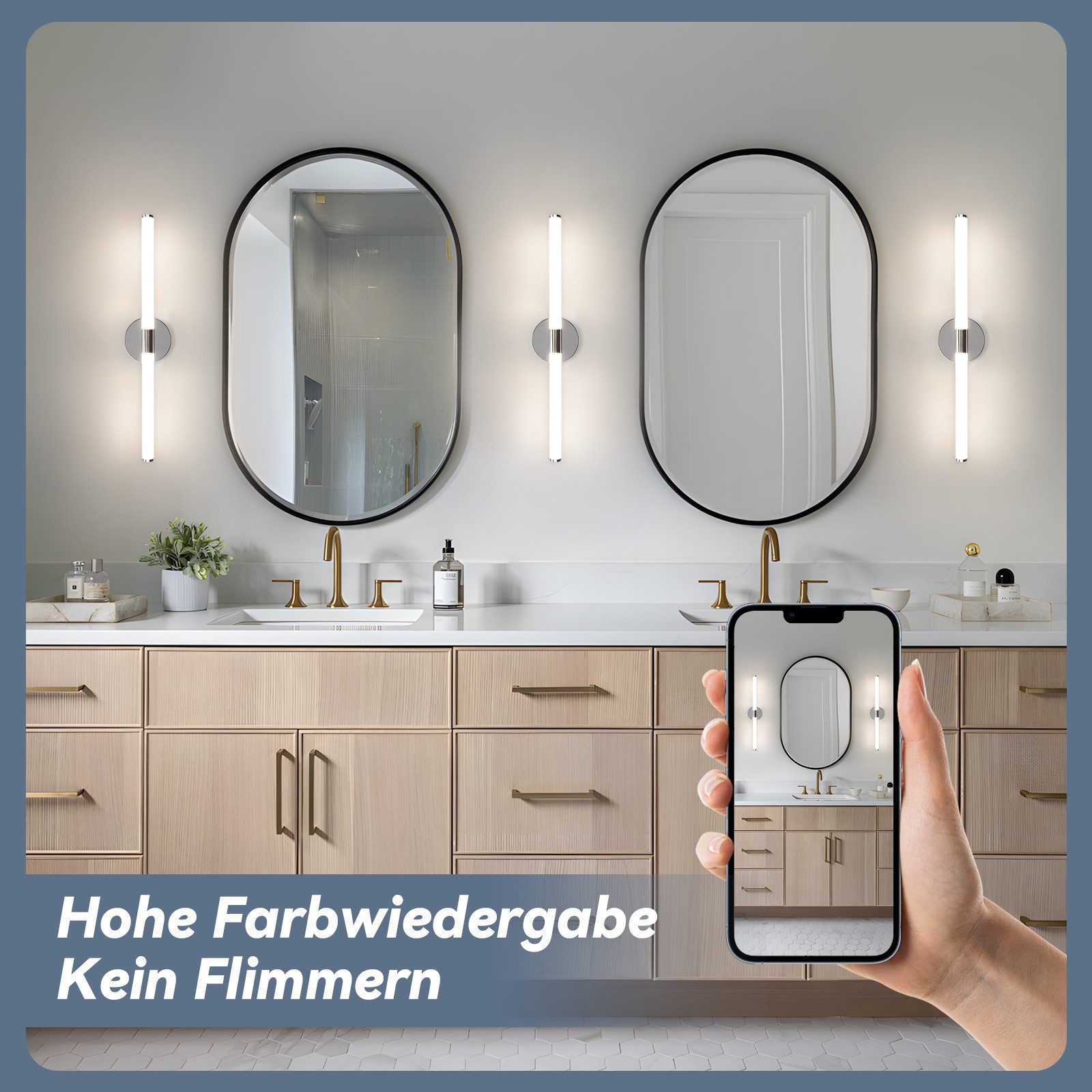 BRILONER KULANA MINI LED Spot Encastré Salle De Bain, Set De 3, IP44 Protection Contre Les