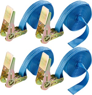 Cinghie A Cricchetto Electrely Per Kayak E Canoa - 2 Confezioni, Regolabili, Heavy Duty