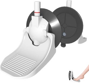 Repose-Pied De Douche à Ventouse - Antidérapant, Sans Percage, Pour Rasage Des Jambes, Lavage, Confort Dos
