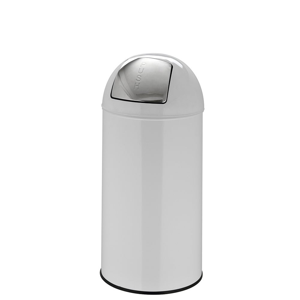 Brasq Poubelle Avec Clapet Push Bin 40 Litres Noir