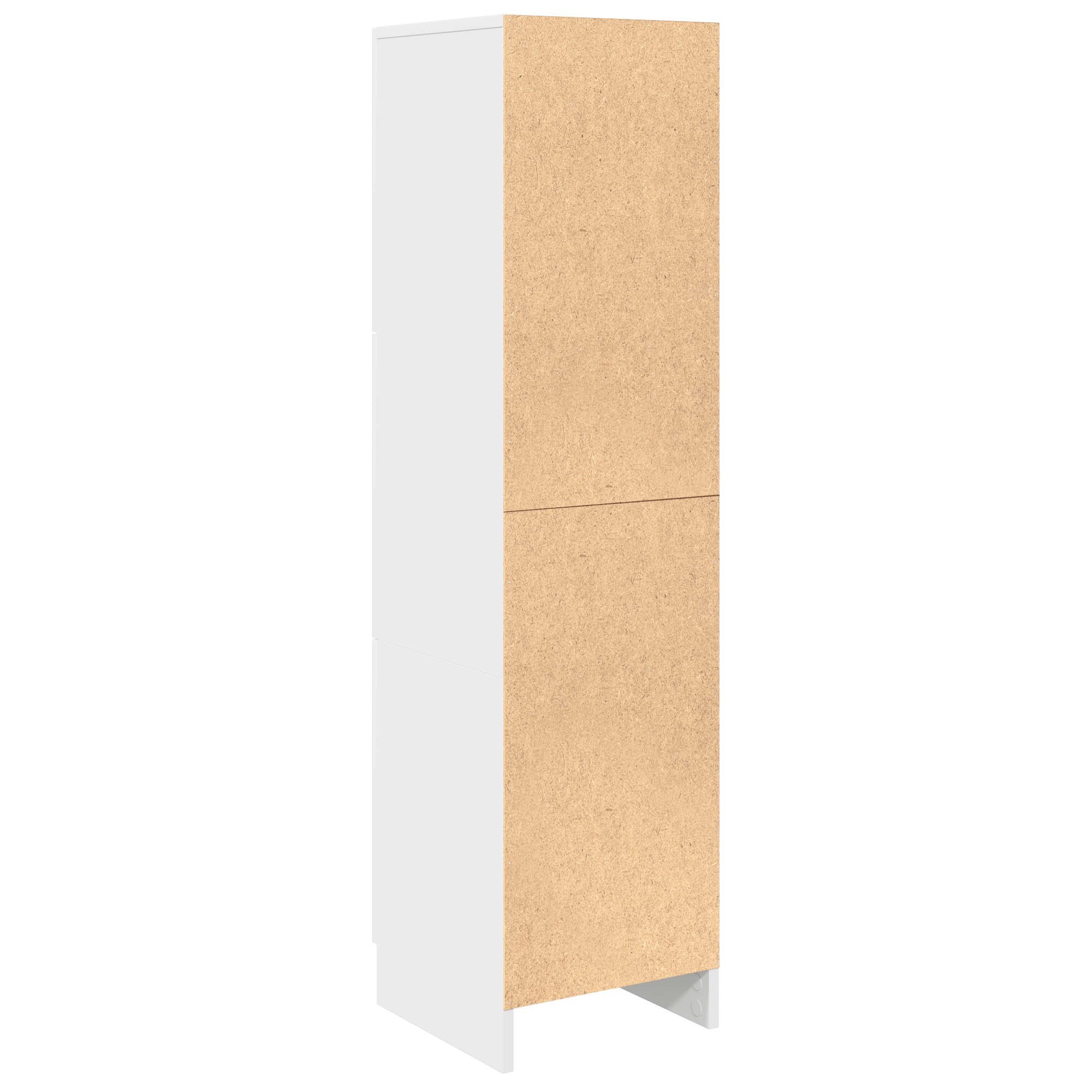 Buffet，Meuble de Rangement，Bahut blanc Blanc Bois MDF Moyen Buffet，Meuble de Rangement，Bahut blanc Rectangulaire CFW688369 - 7