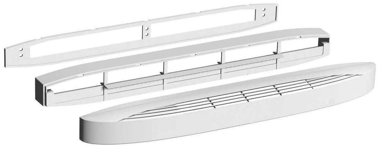 Entrée d'air autoréglable acoustique blanc ECA 22 RA 857655 S&P — free download