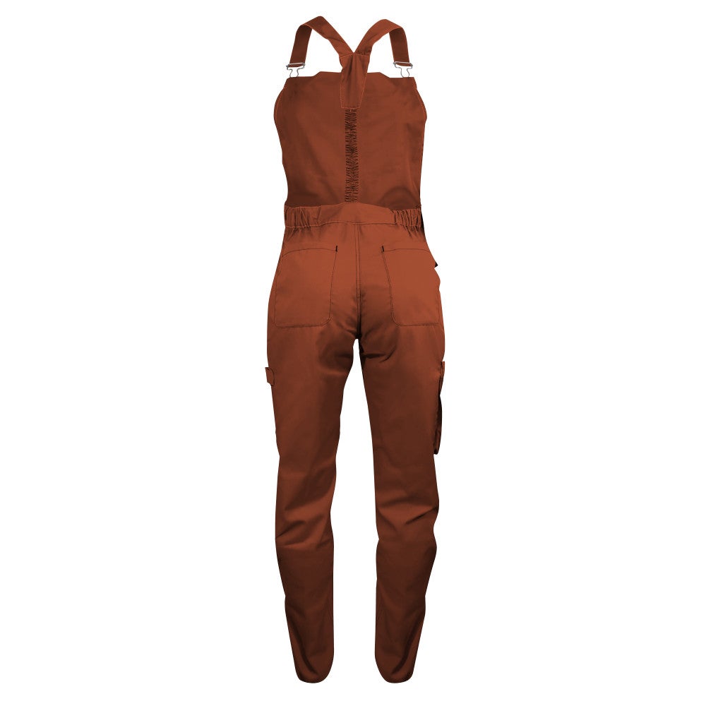 Salopette de Travail Femme Terracotta - Fashion Sécurité - Résistante, Confortable et Tendance - Bricolage et Jardinage - 44 - Taille 44 - 3