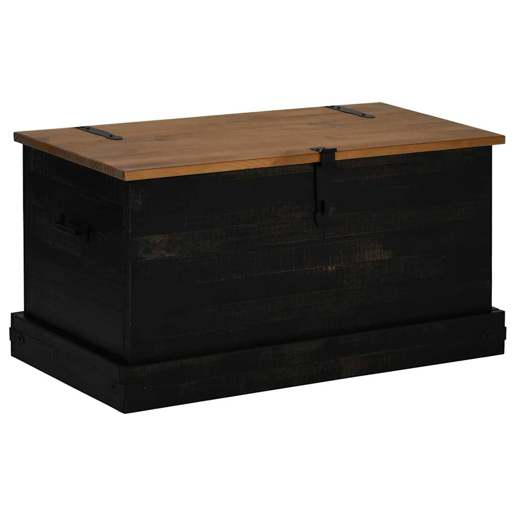 Furniture Limited - Coffre de rangement Bois massif de manguier