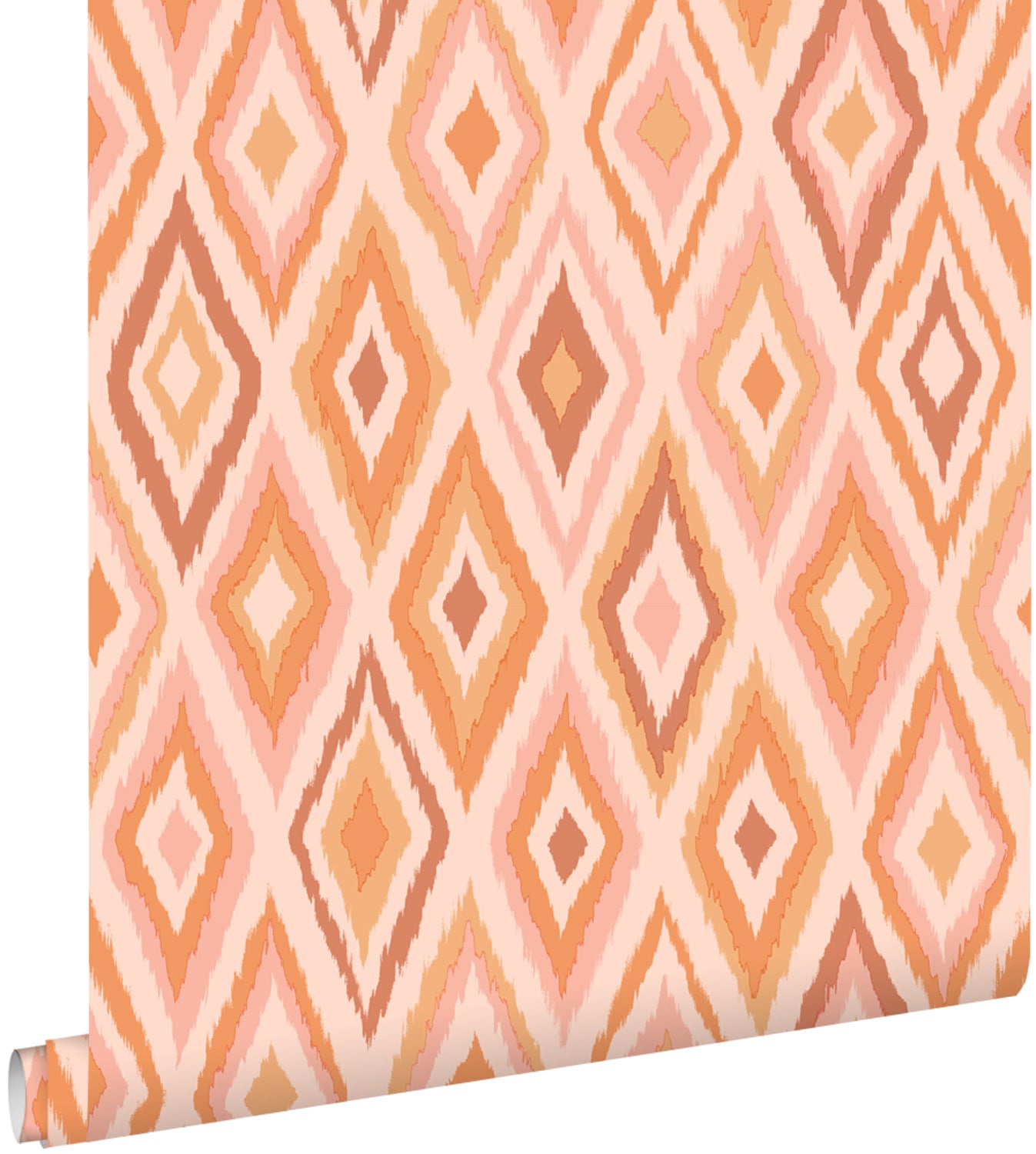Tapeta diamenty różowymIpomarańczowym - 50 x 900 cm - ESTAHOME