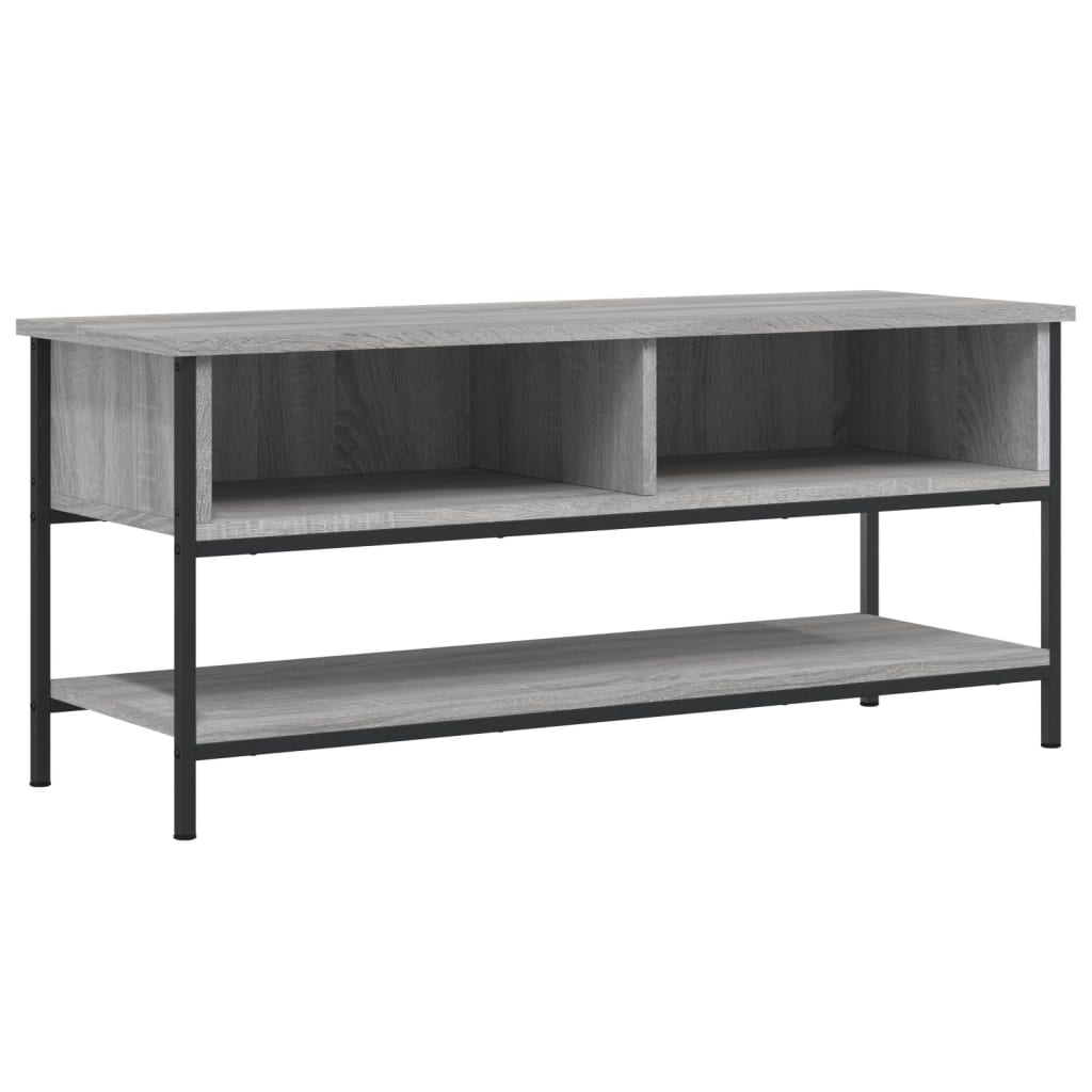 Meuble TV sonoma gris 100x35x45 bois d'ingénierie - 2