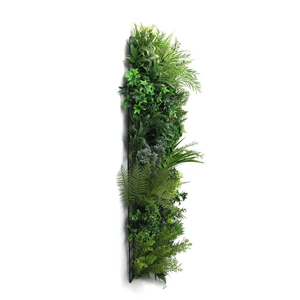 Mur végétal artificiel Premium City 3 - 15 plantes - 1m x 1m - EXELGREEN - 4