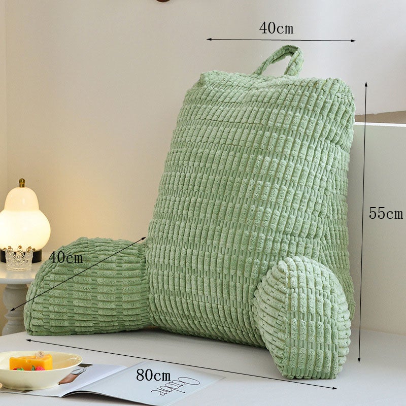 Coussin de lecture de journal intime, coussin de dossier en mousse à mémoire de forme pour adulte, conçu pour s'asseoir sur le lit ou le canapé - 2