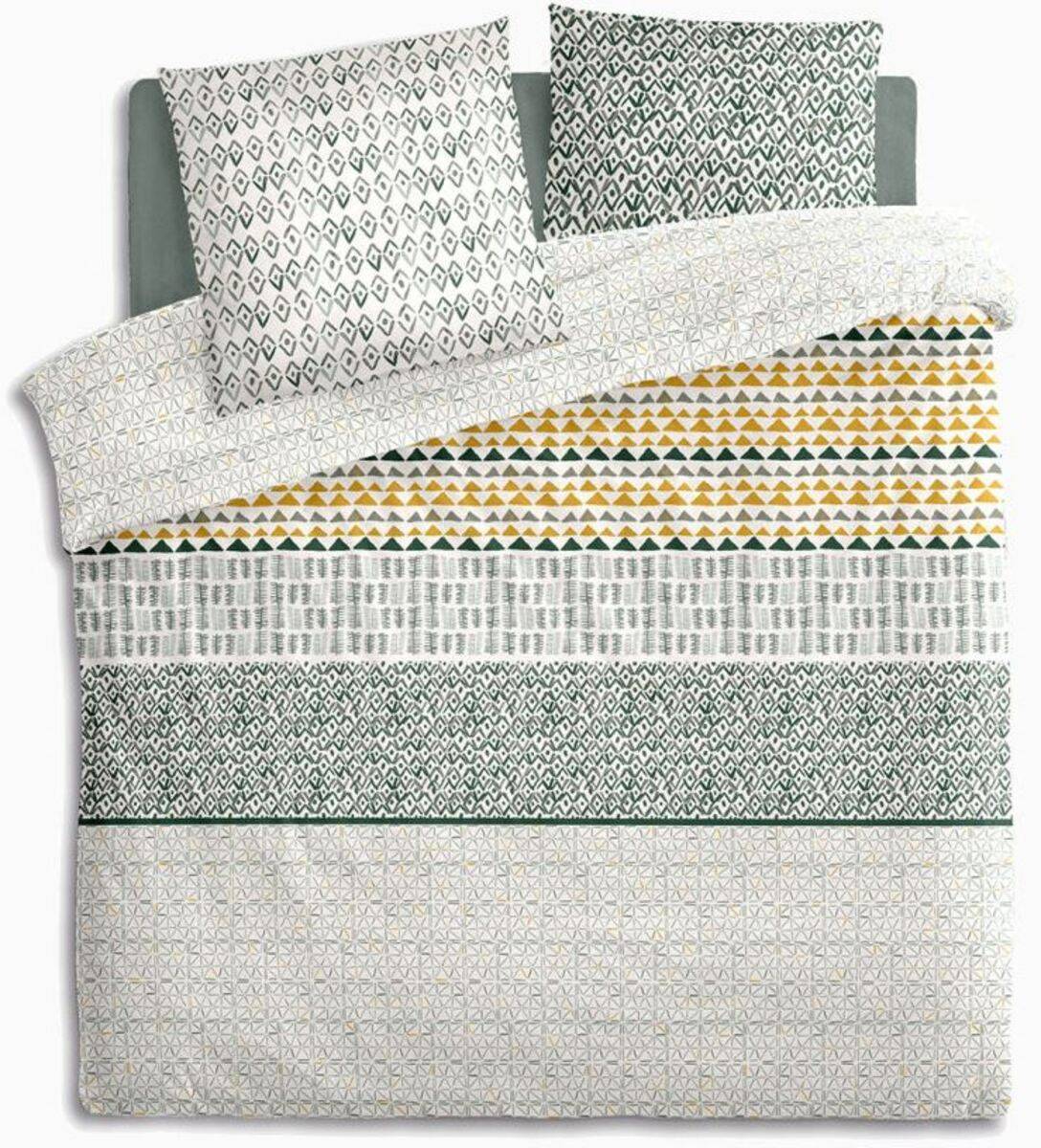 Parure de lit 3 pièces Arik - Vert kaki - 240x220 cm | , créateur d'intérieur Parure de lit 3 pièces Arik - Vert kaki - 240x220 cm | , créateur d'intérieur