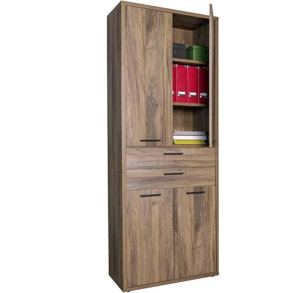 Armadietto Terra Scorrevole 106,5x33x60 Cm | Mobiletto Multiuso Con Ripiano Regolabile | Per Salotto, Cucina, Corridoio - Foto 6