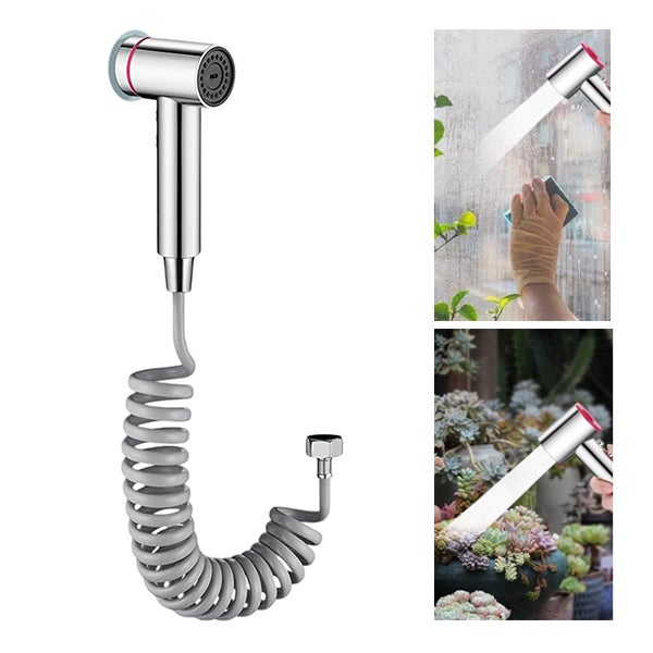 Kit Douchette WC Complet - Bidet Pulvérisateur Inox - Hygiène Toilettes