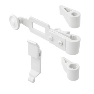 Embouts D'espagnolette Composite - Lot De 2 (haut Et Bas) - Noir Ou Blanc - Fabrication Française, à Visser