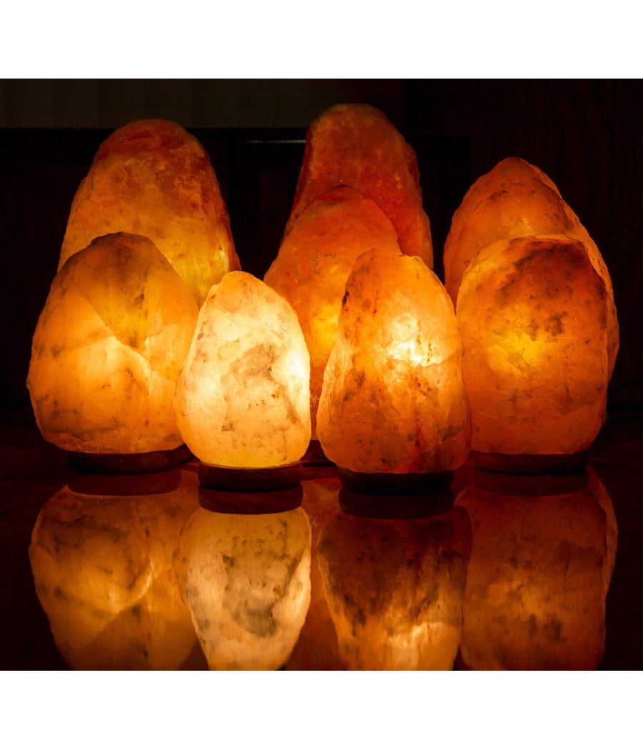 Lampada in cristallo di sale himalayano da 4 a 6 kg - Zen' Light