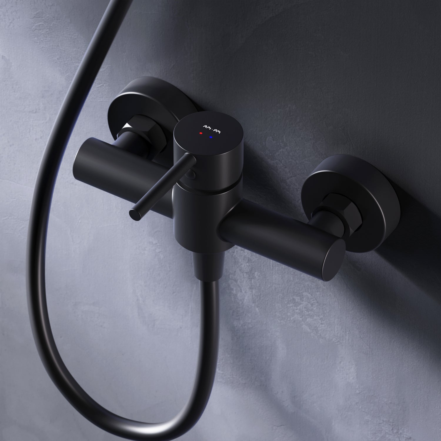 Mechaniczna bateria prysznicowa Bateria prysznicowa czarny matowy, Spike FPA20022 AM.PM