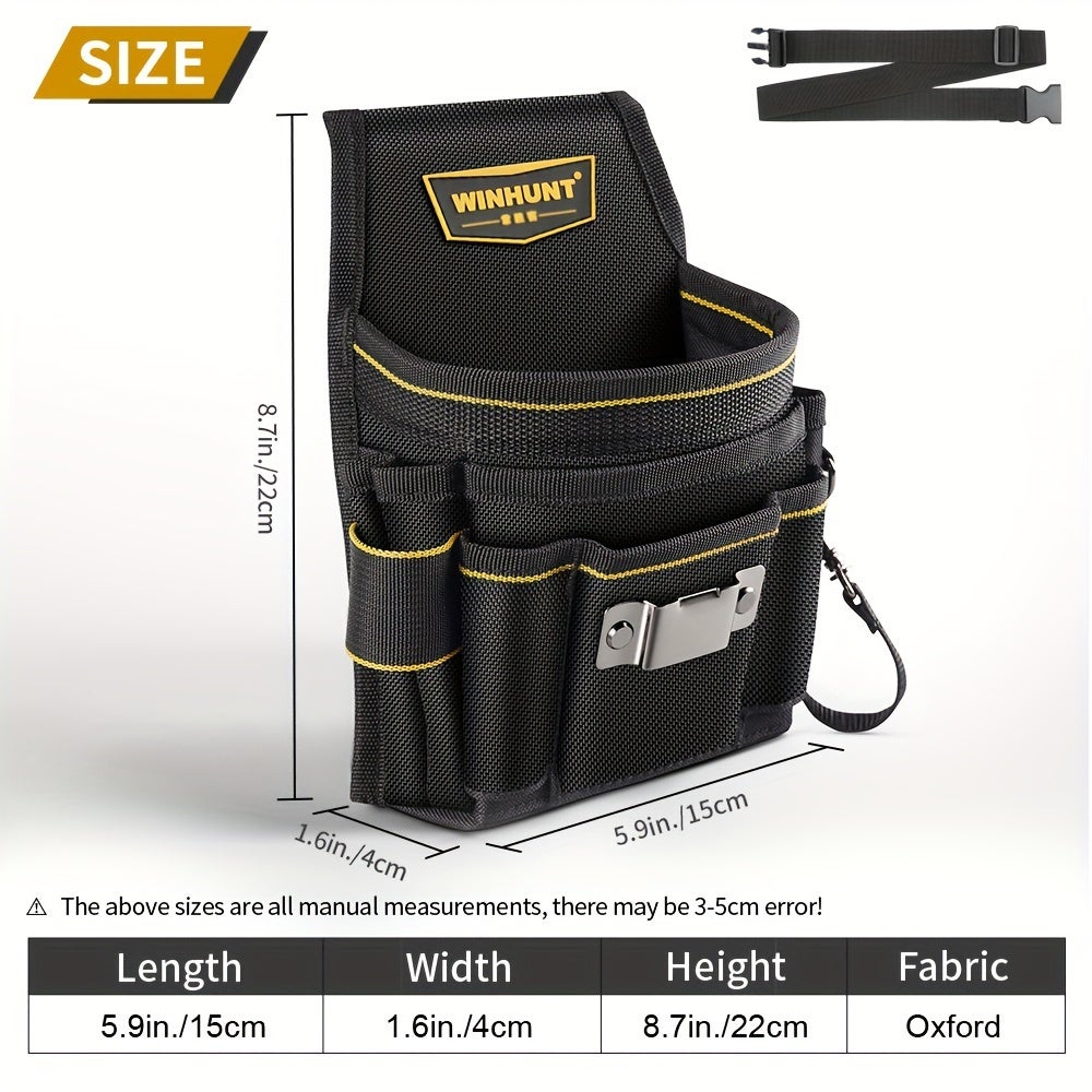 Bolsa para ferramentas com cinto, bolsa para ferramentas de eletricista e carpinteiro, bolsa para ferramentas de jardim, - 7