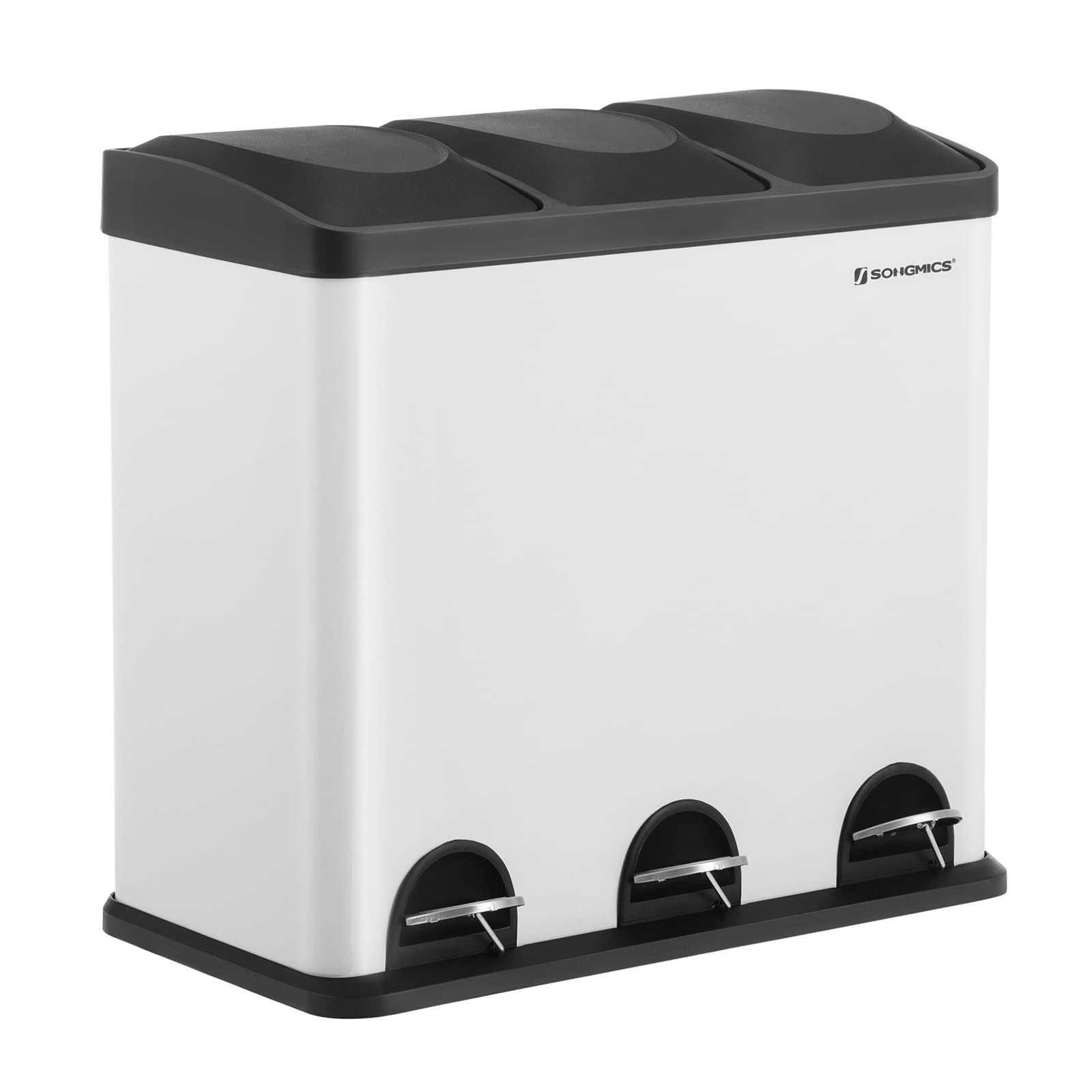Cestino Estraibile Naber Müllex Single 35 - Sistema Rifiuti Da Incasso Per Cucina - 35L, Antracite