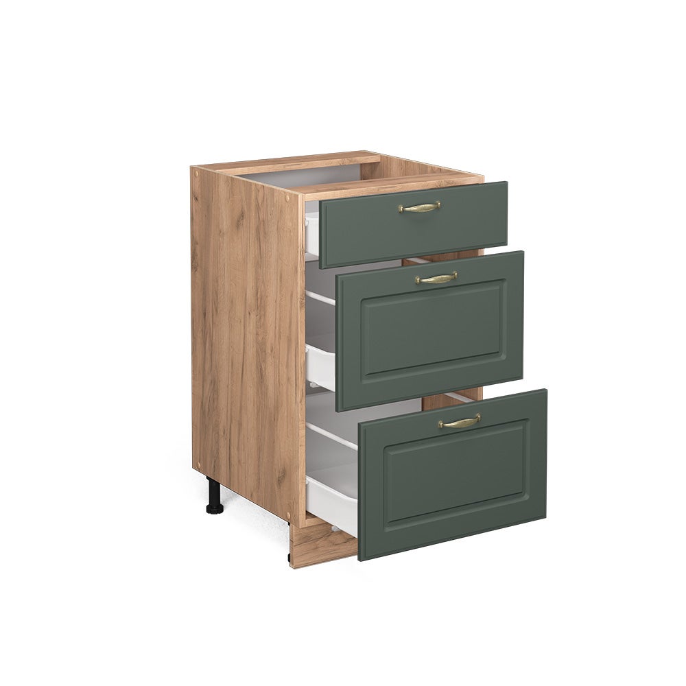 Vicco Meuble cuisine Fame-Line, Vert Or Campagne, 50cm sans PT - 4