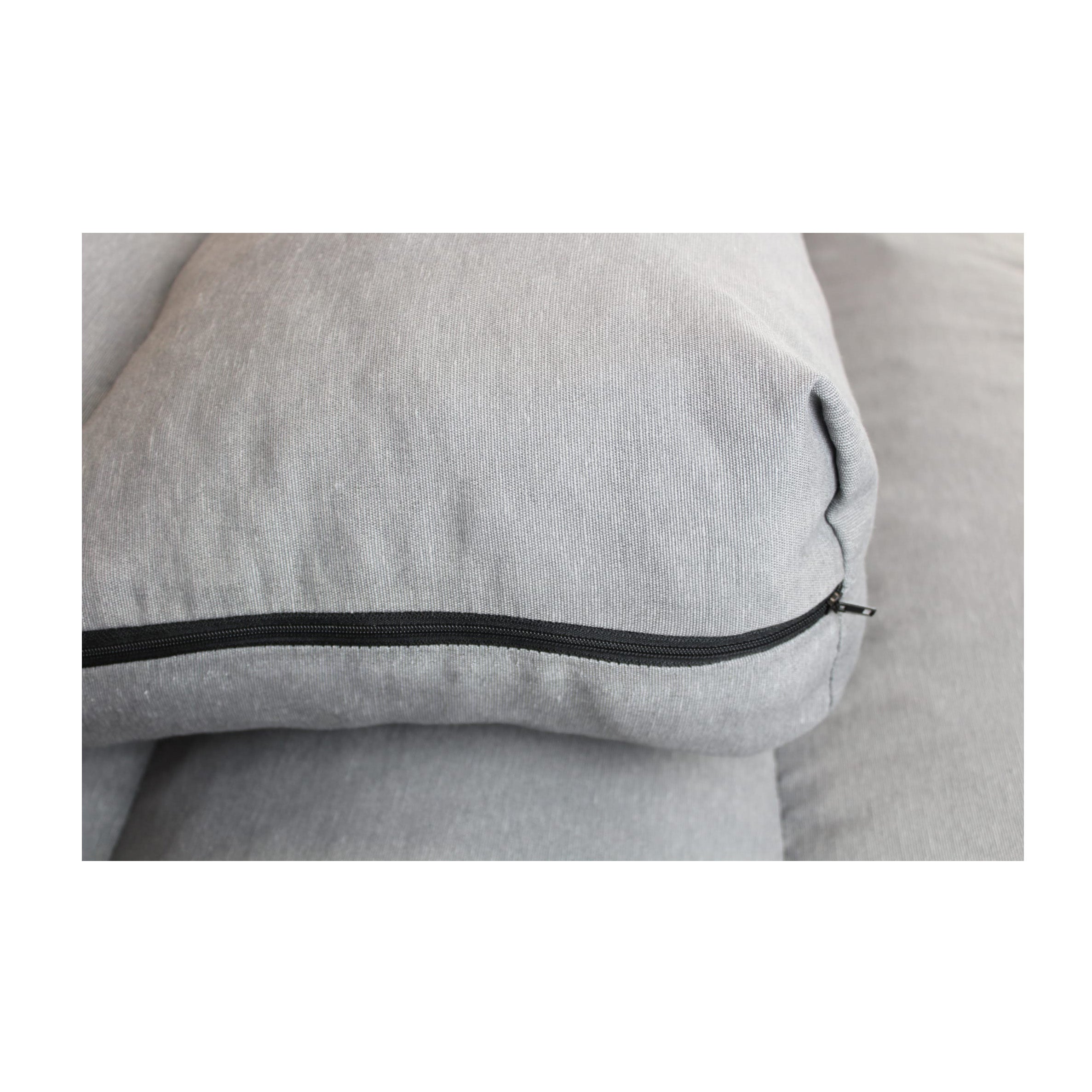 Cojines Sofá Palets Desenfundable 120x80 cm Gris Acomoda Textil. - 3