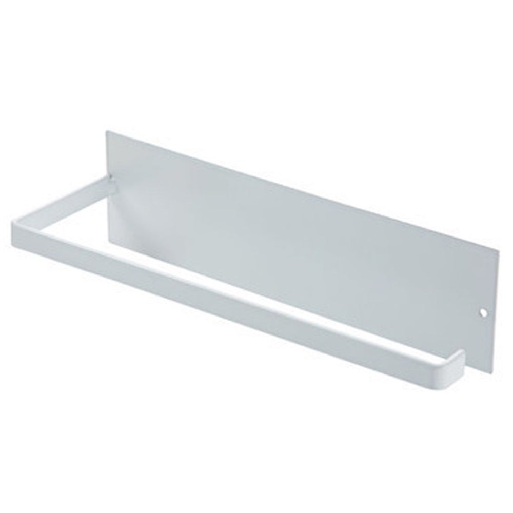 Biały podszafkowy uchwyt na ręczniki papierowe, nie wymaga wiercenia, podszafkowy uchwyt na ręczniki papierowe, kuchenny uchwyt na ręczniki papierowe