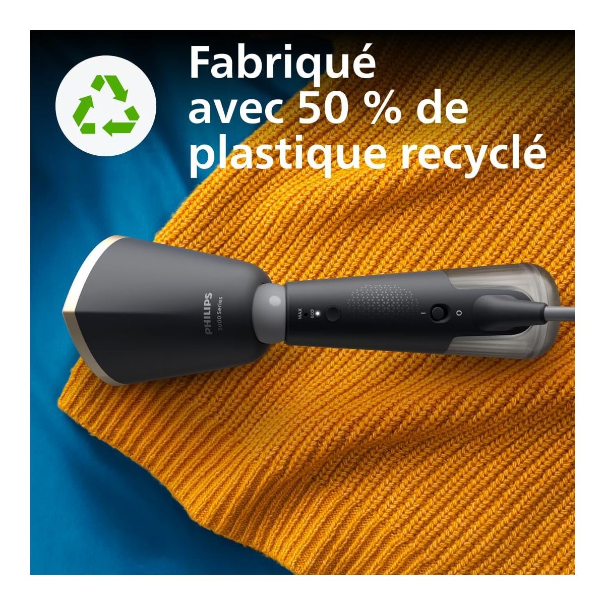 Défroisseur vapeur PHILIPS STH5030/80 steamer noir - 6