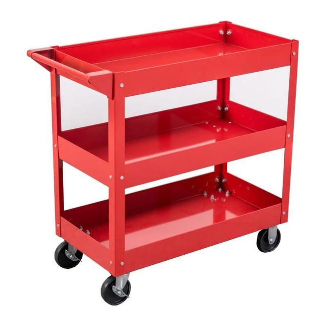 Carrello Attrezzi Officina Carrello Portautensili Con 4 Cassetti E 70 Pezzi Attrezzi Inclusi - Cassetti A Sfera, Ruote Con Freni, Per Hobby E Lavoro Carrello Con Ruote Portatutto - Foto 8