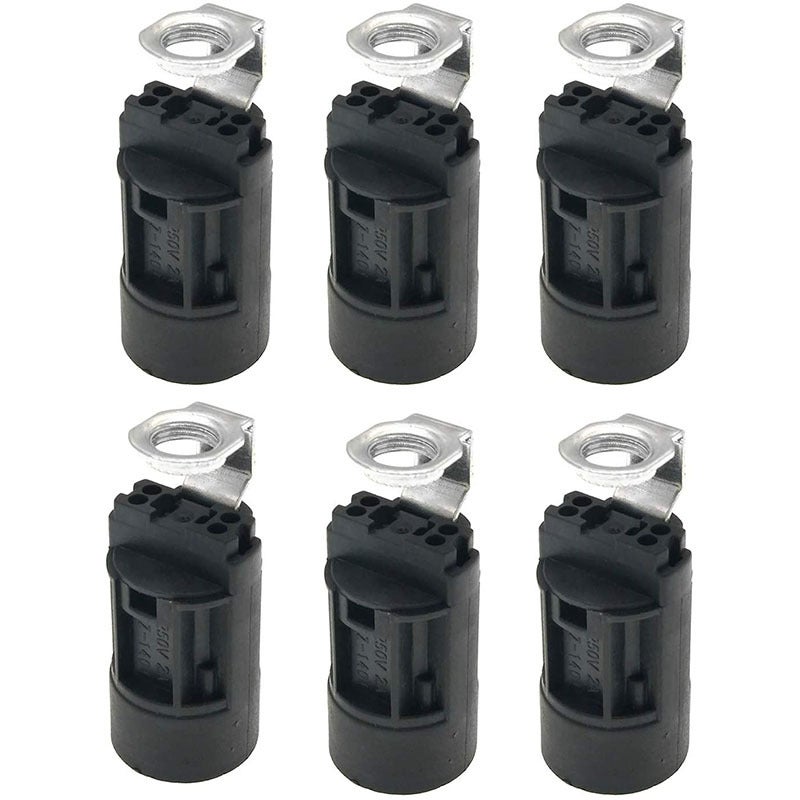 GutReise Lot De 10 Douilles Ampoule E14 - Support Lampe LED Basse Tension Pour DIY