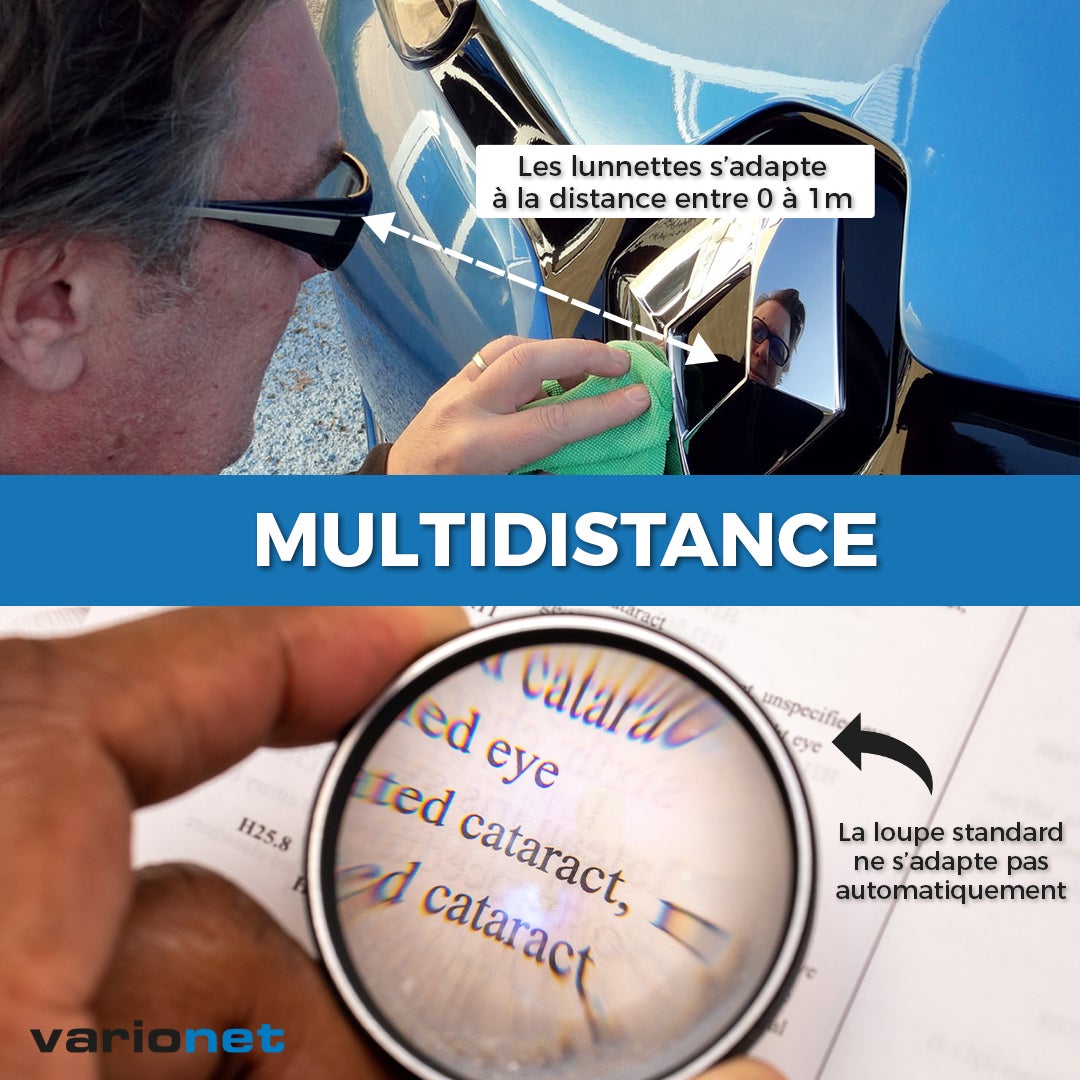 Lunettes Adaptée à votre vue (presbytie)+1,00 Anti Lumière Bleu - Vision et Protection pour Presbytie - Dioptrie + 1,0 - Normées CE - 3