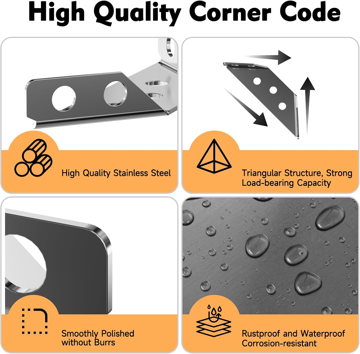 Gedotec Lot De 10 Connecteurs Plats En Métal Robuste - Pour Meubles