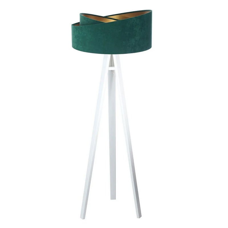 Lampa stojąca GEMSTONE zielona/biała