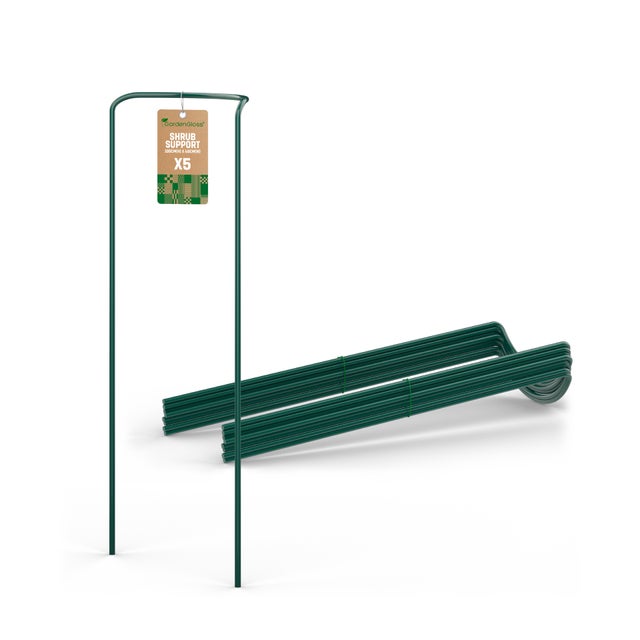 GardenGloss Kit de 5 Tuteur Plante (100cm x 40cm) - Supports pour Plantes Grimpantes et Fleurs - Pieux à Hortensias, Pivoines, Plantes Vivaces et Plus