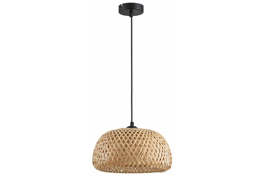 Lampa wisząca Sorell brąz 1xE27x40W boho wym: 120 x 29 x 29 cm wiklina / rattan / słoma Reality
