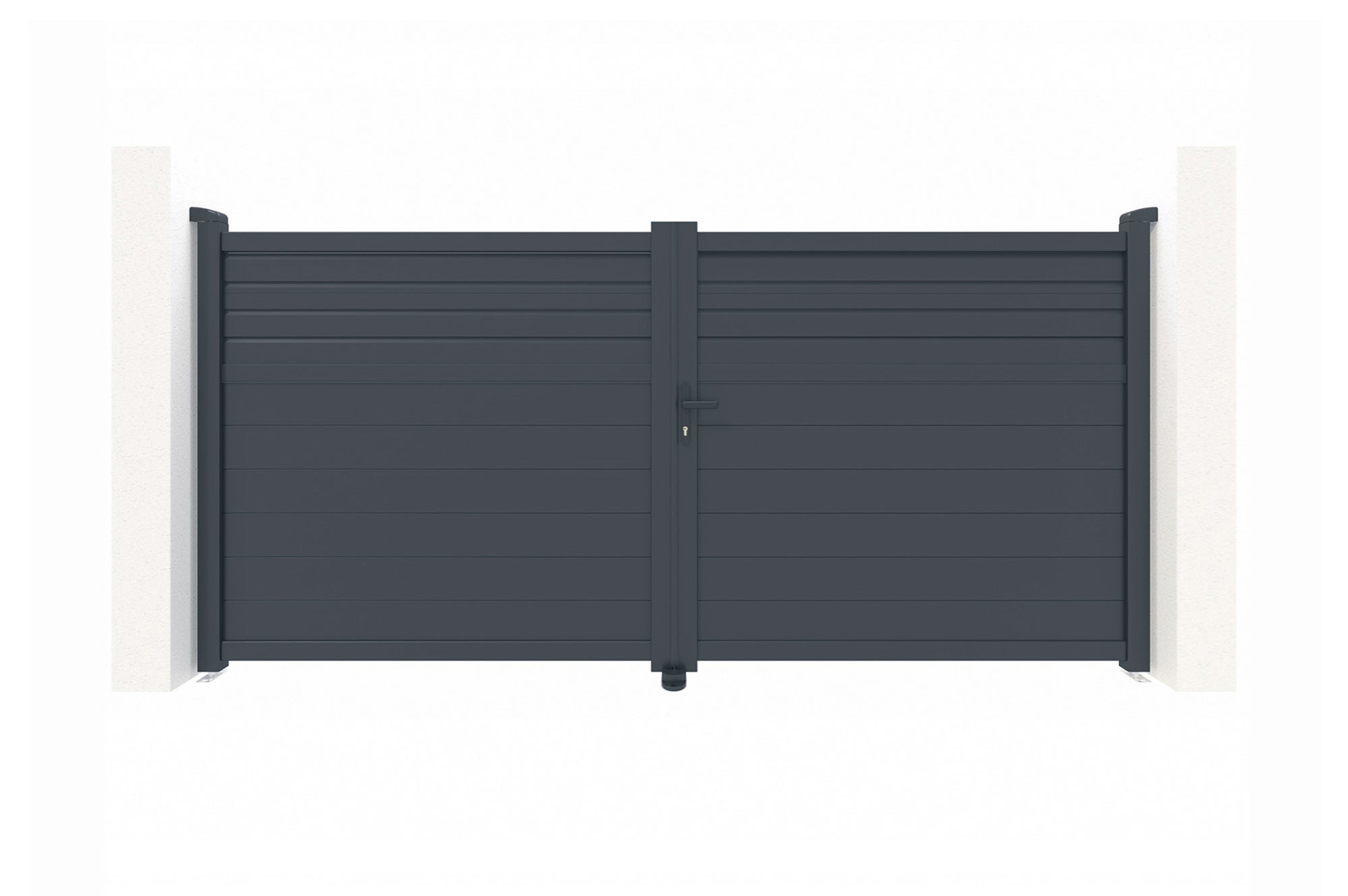 Aluminiowa brama skrzydłowa 3m CARPATIA 300B160