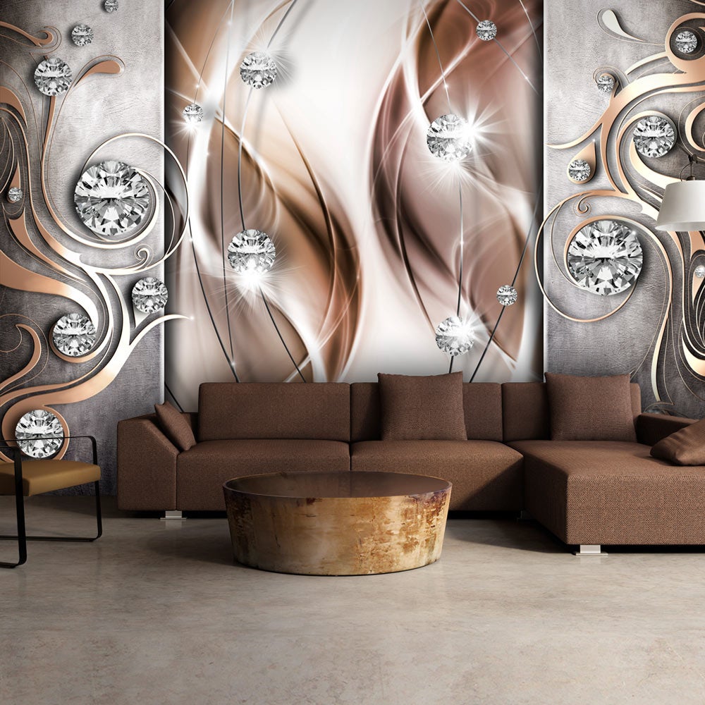 Papier Peint - Waterfall Abstract I 225x250cm - Intissé