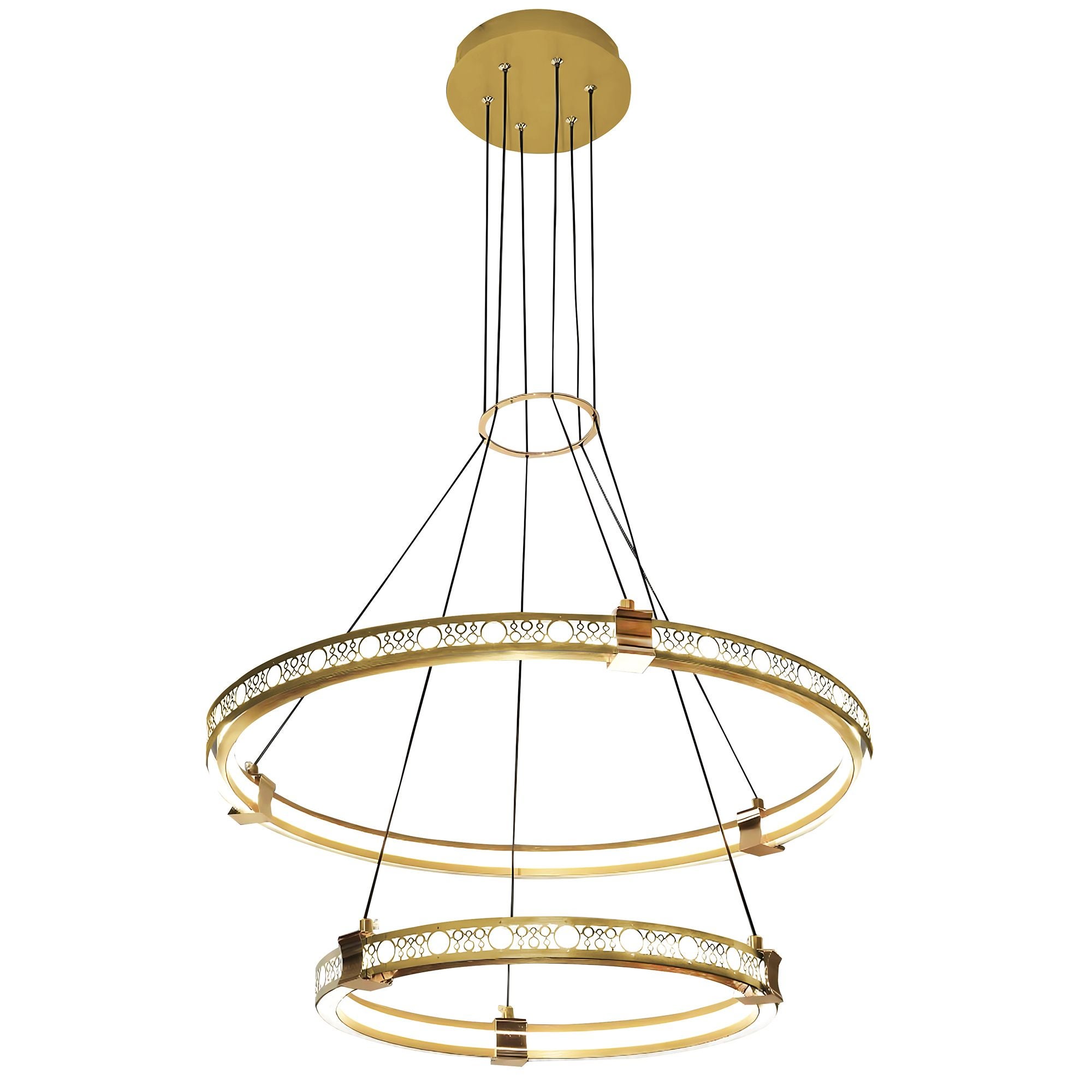 Lampa Sufitowa Wisząca Led Toolight Lhj037-Cp2 Złoty